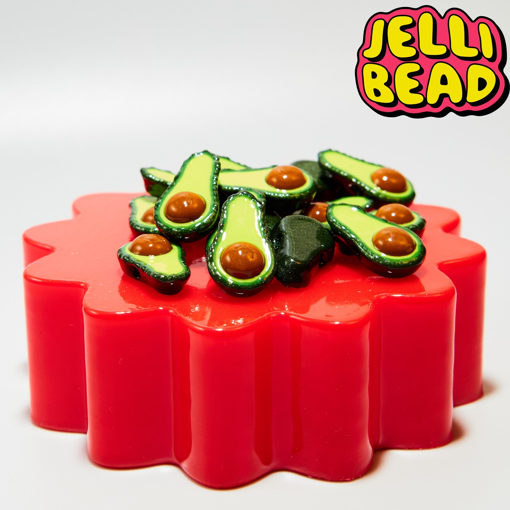 Avocado Beads - Jelli Bead Kandi Beads