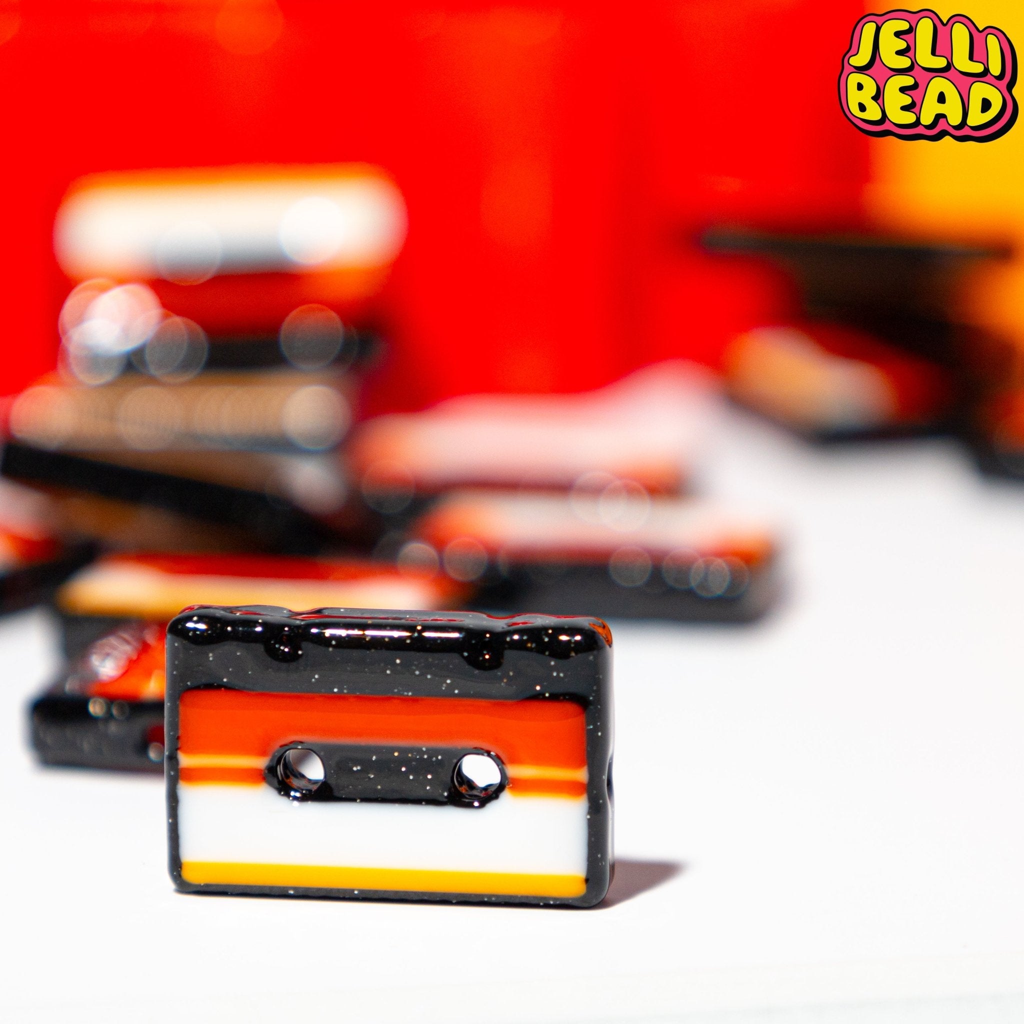 Cassette Tape Beads - Jelli Bead Kandi Beads