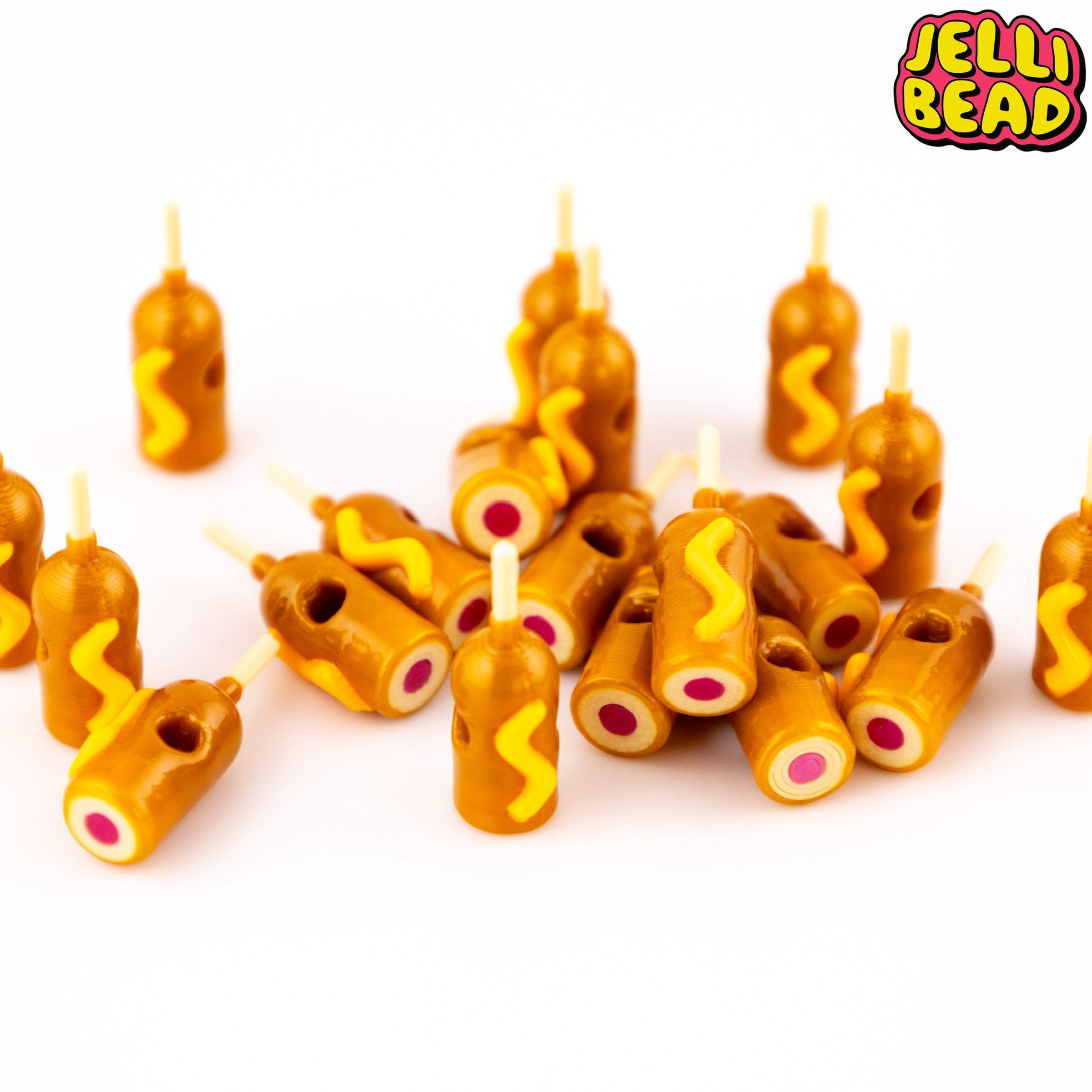 Corndog Beads - Jelli Bead Kandi Beads