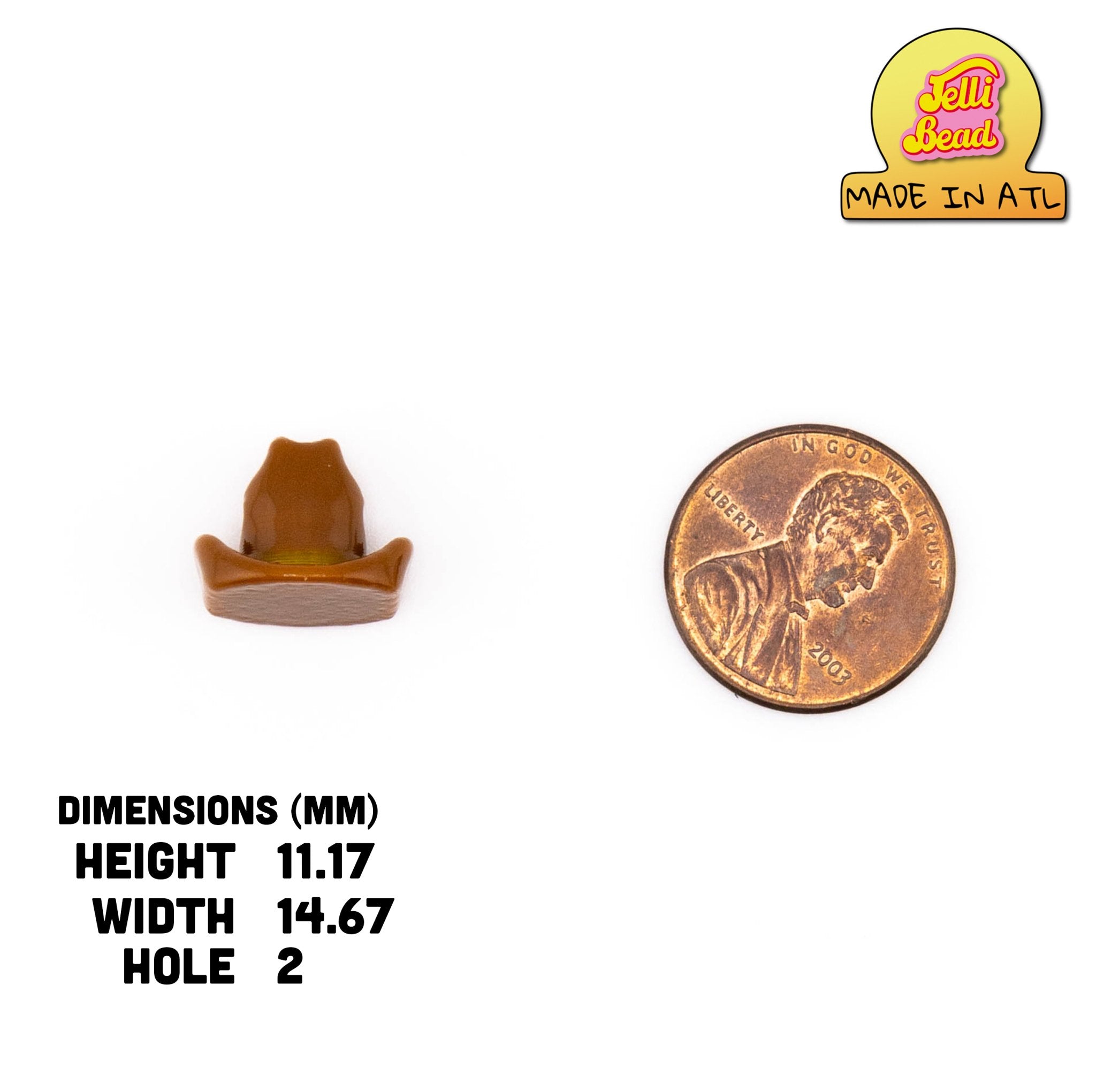 Cowboy Hat Beads - Jelli Bead Kandi Beads