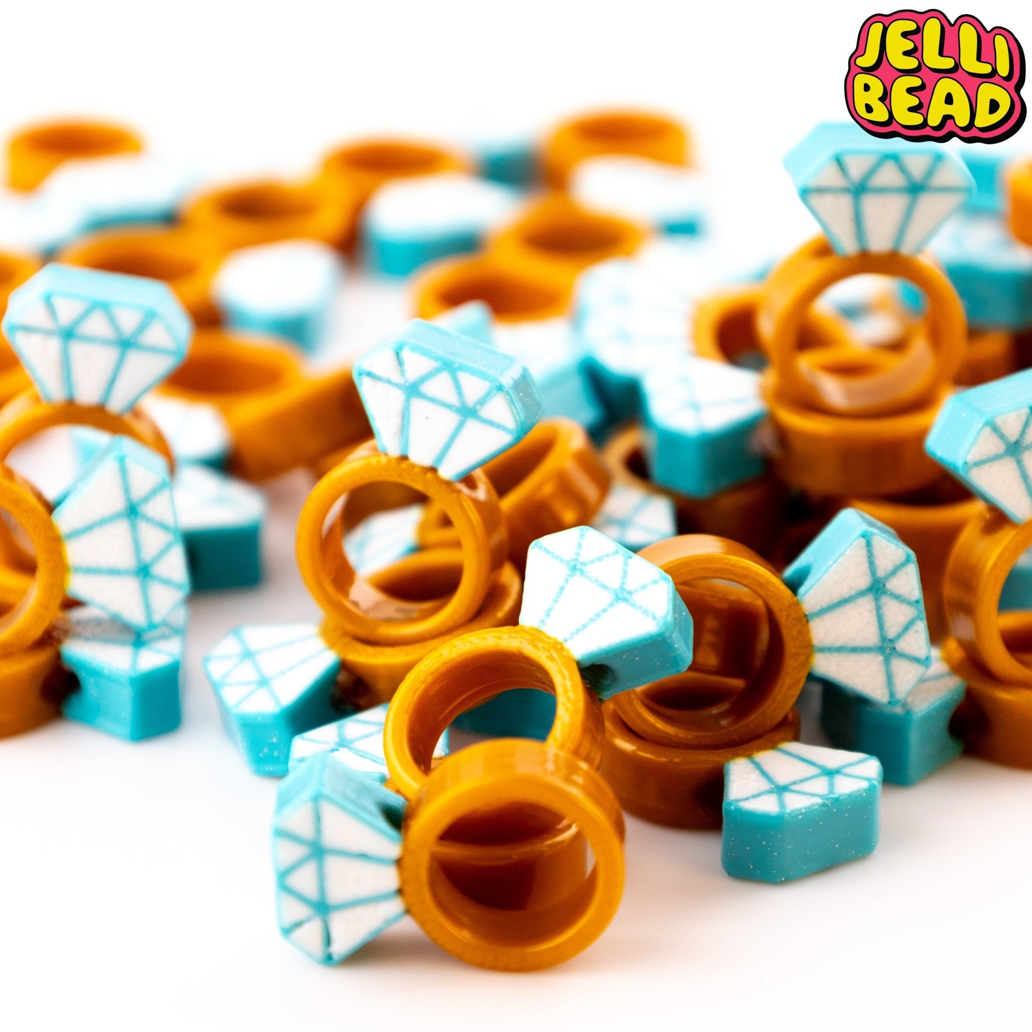 Engagement Ring Beads - Jelli Bead Kandi Beads