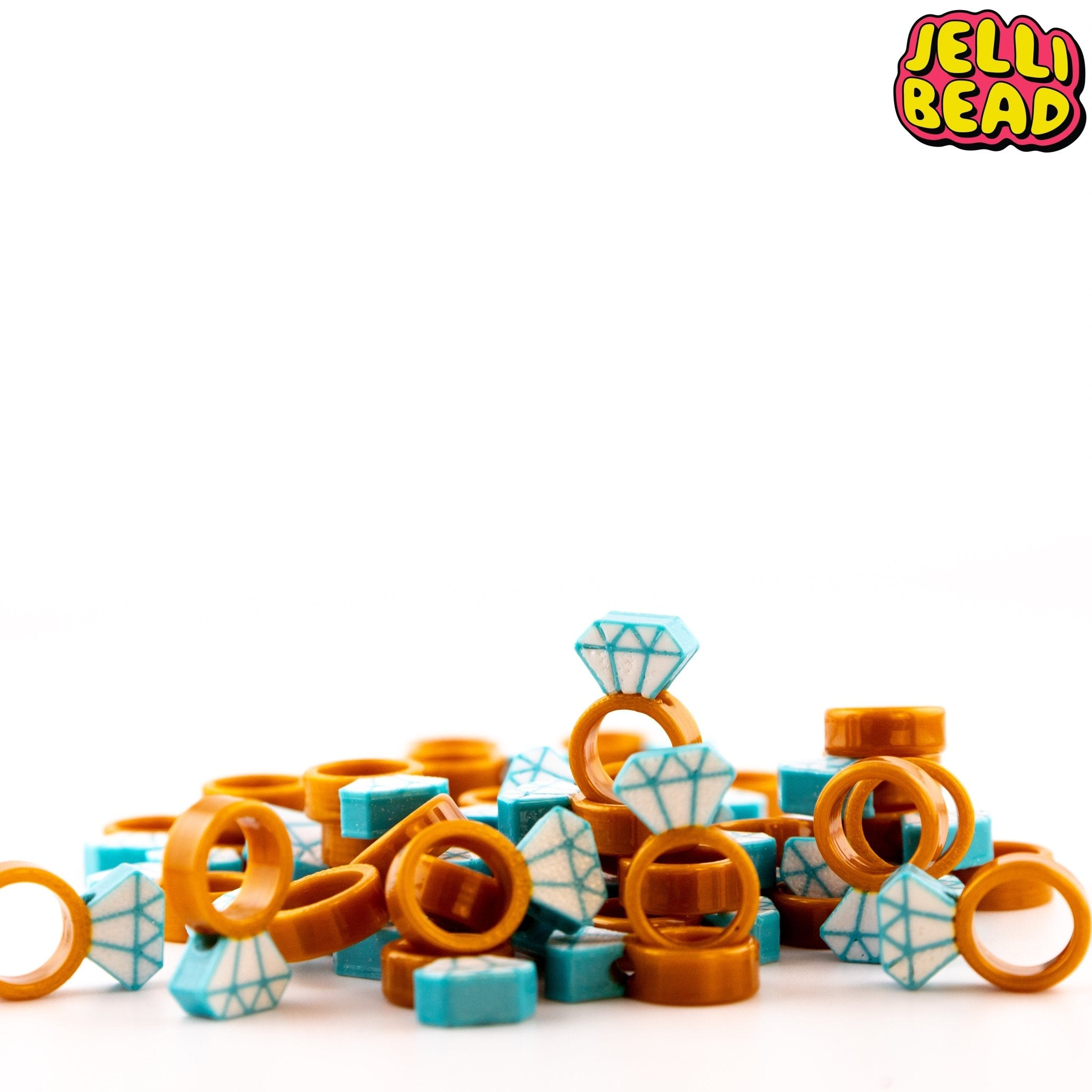 Engagement Ring Beads - Jelli Bead Kandi Beads