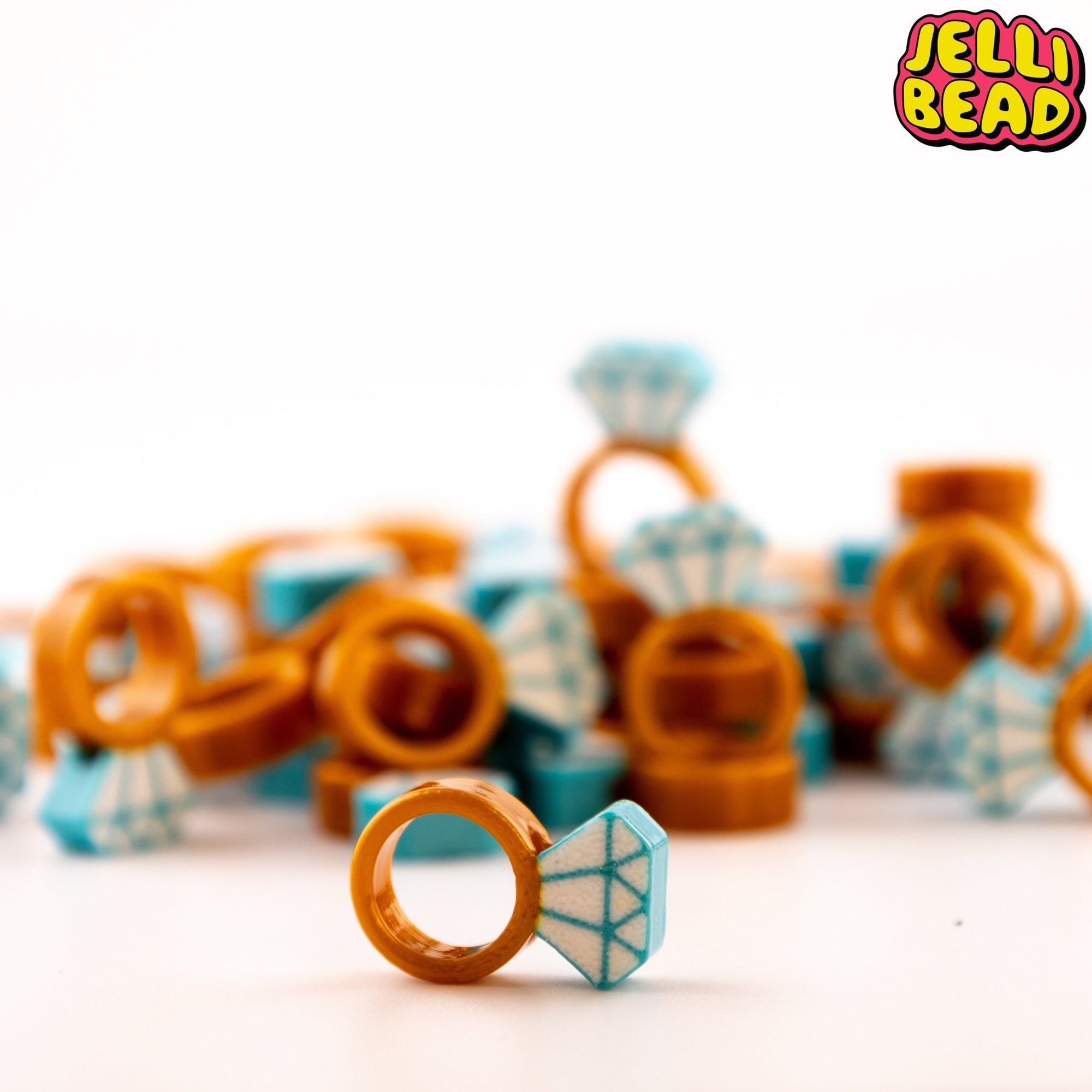 Engagement Ring Beads - Jelli Bead Kandi Beads