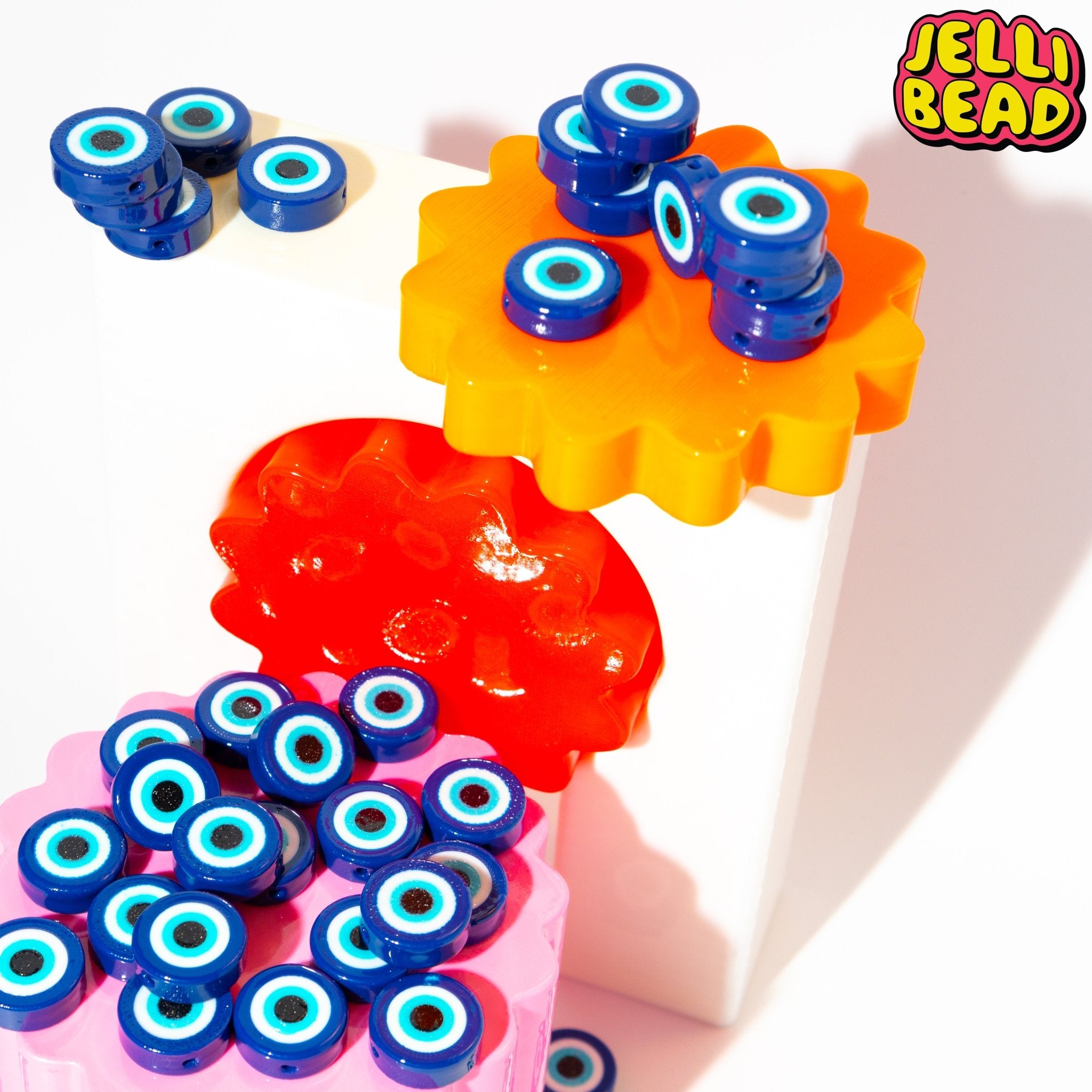 Evil Eye Beads - Jelli Bead Kandi Beads