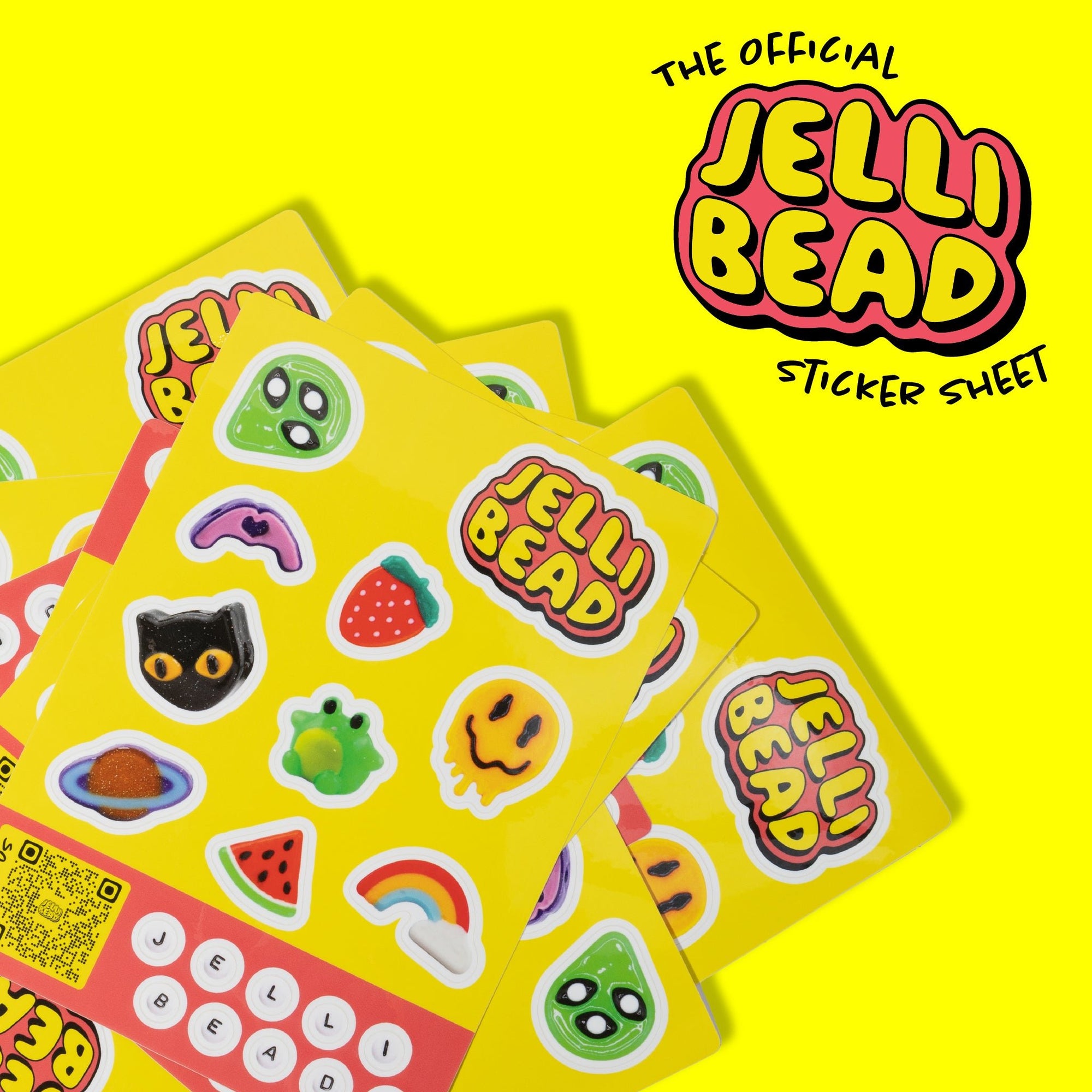 Jelli Bead Sticker Sheet - Jelli Bead Kandi Beads