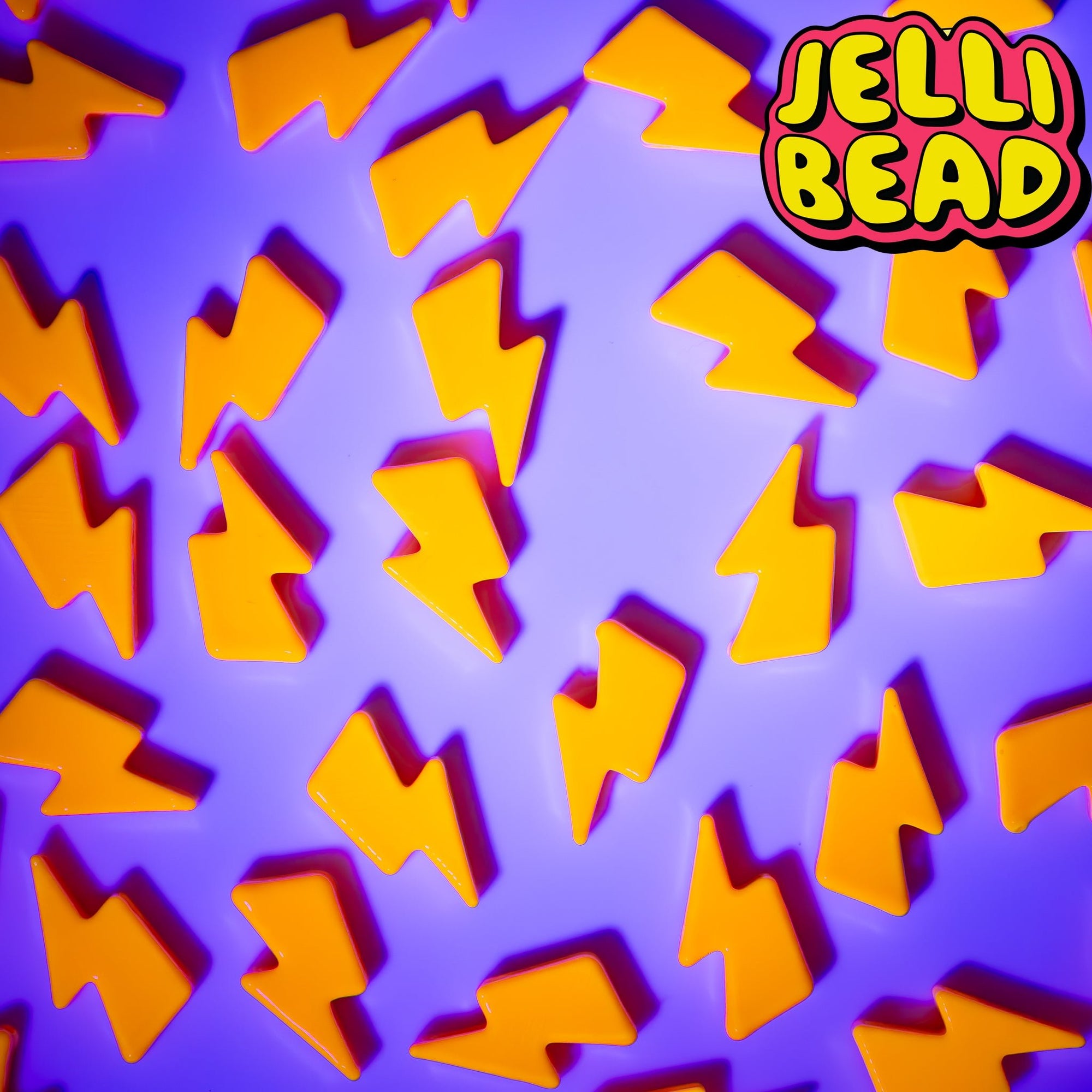 Lightning Bolt Beads - Jelli Bead Kandi Beads