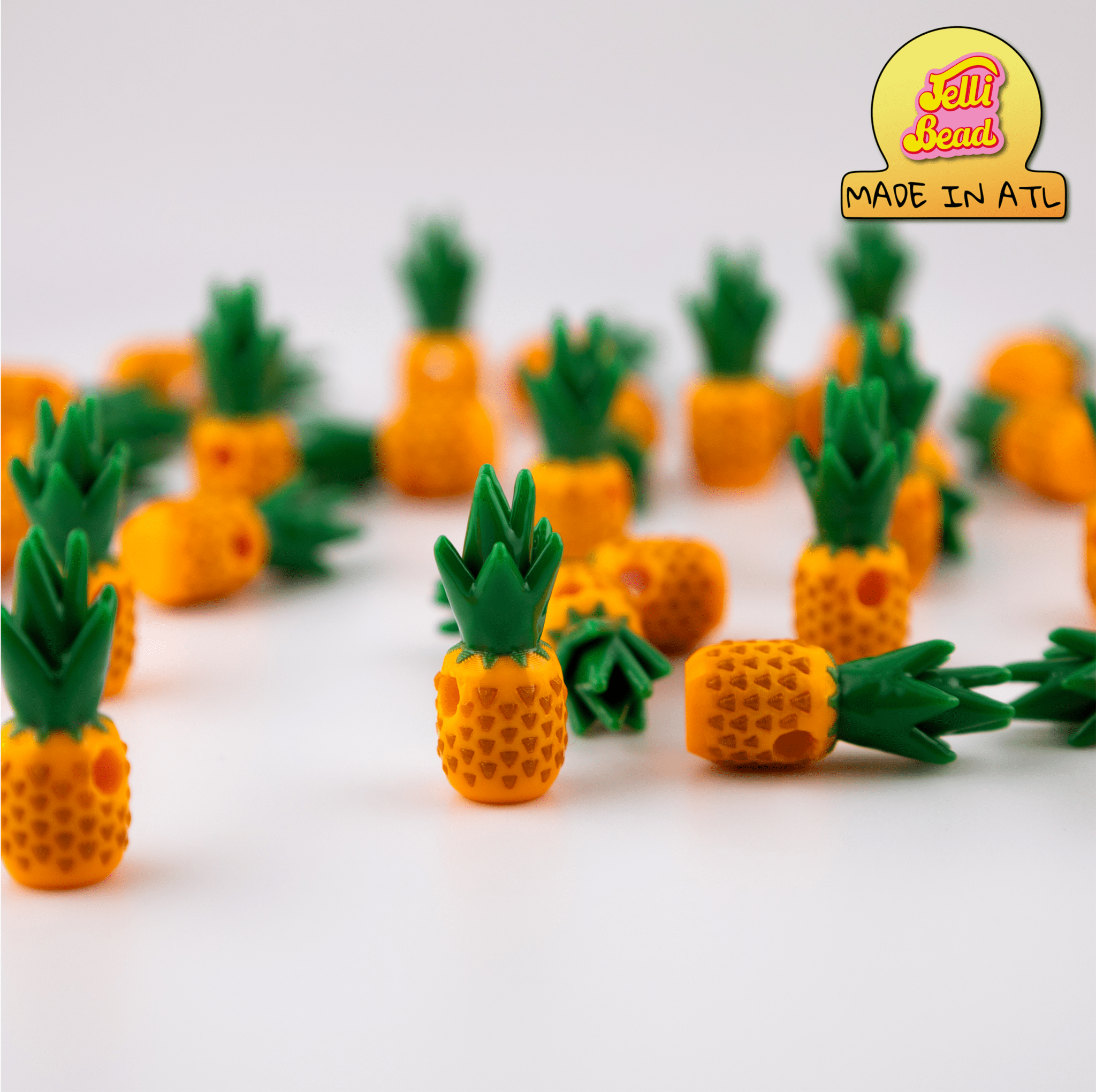 Pineapple Beads - Jelli Bead Kandi Beads