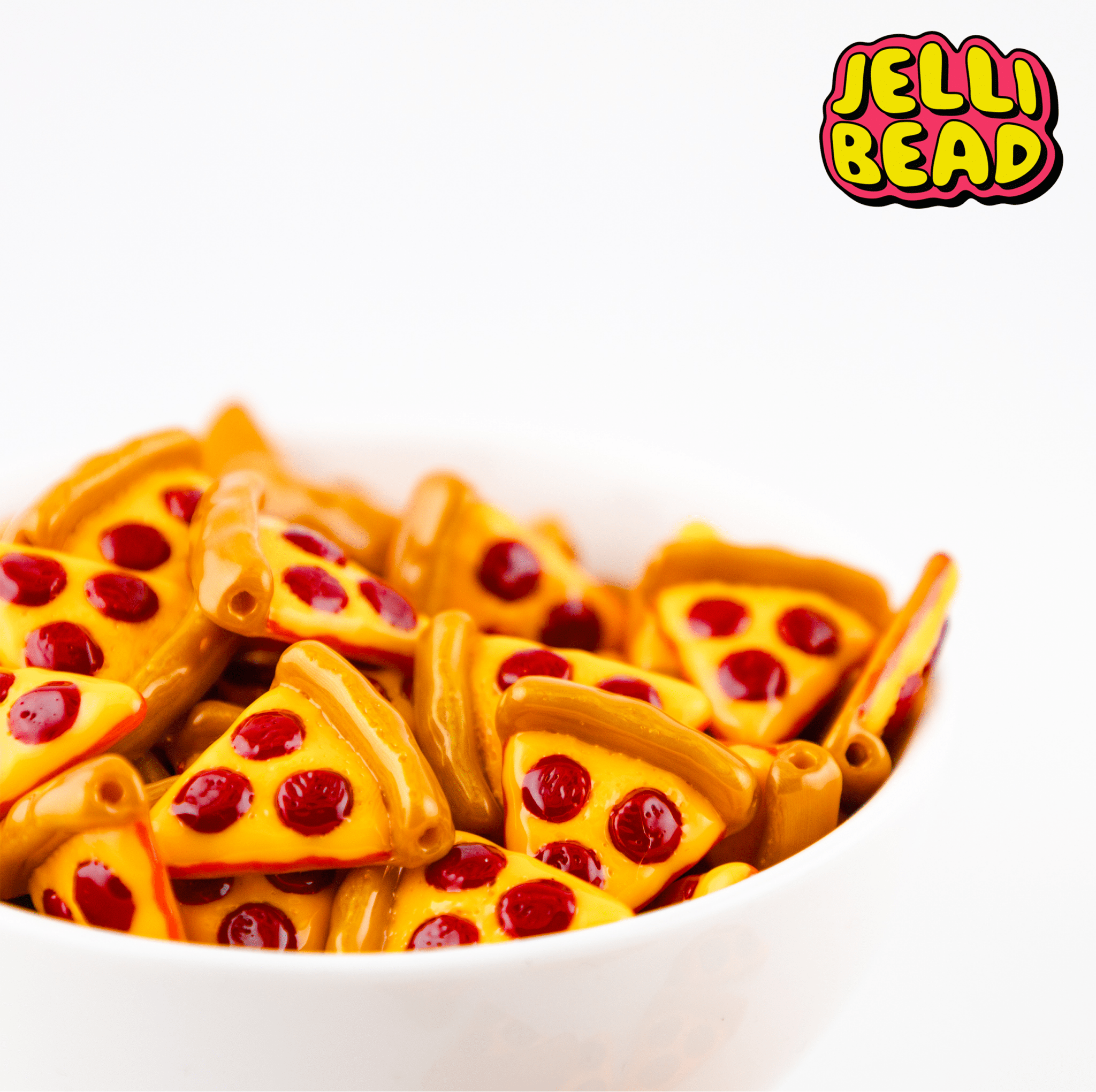 Pizza Beads - Jelli Bead Kandi Beads