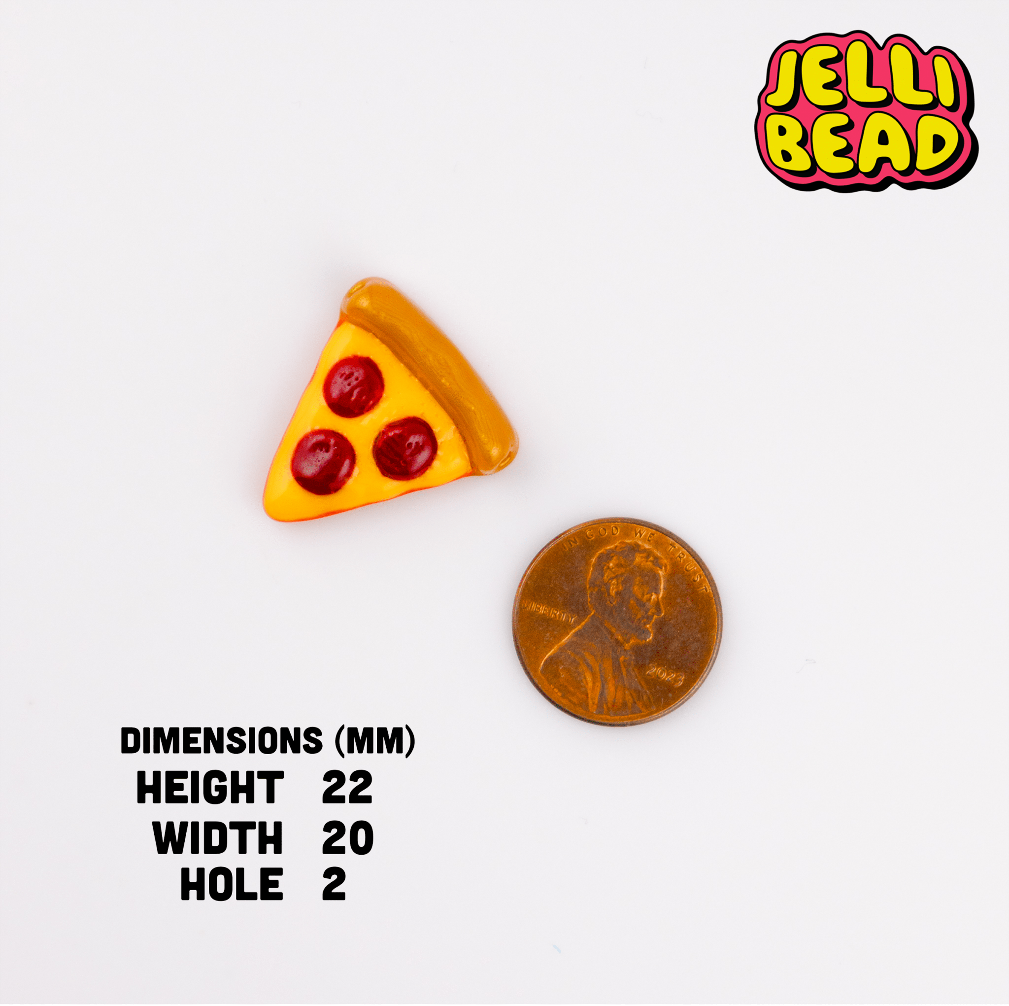 Pizza Beads - Jelli Bead Kandi Beads