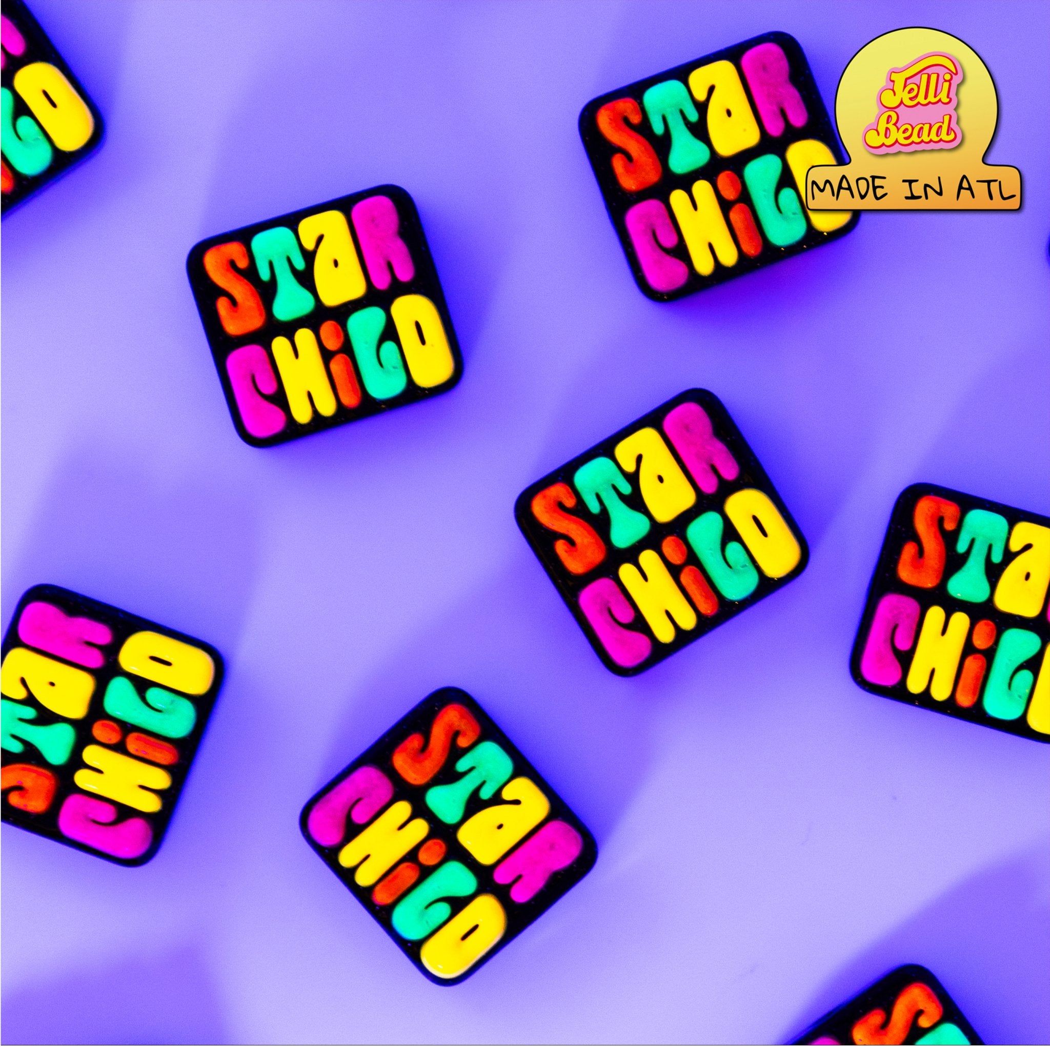 Star Child Beads (Madixfit X Jelli Bead) *Limited Release*   5  - Jelli Bead, Colorful custom kandi beads for beaded bracelets, perfect for music festivals, swifties, and rave fashion. Personalized charm bracelets that add flair to any look.