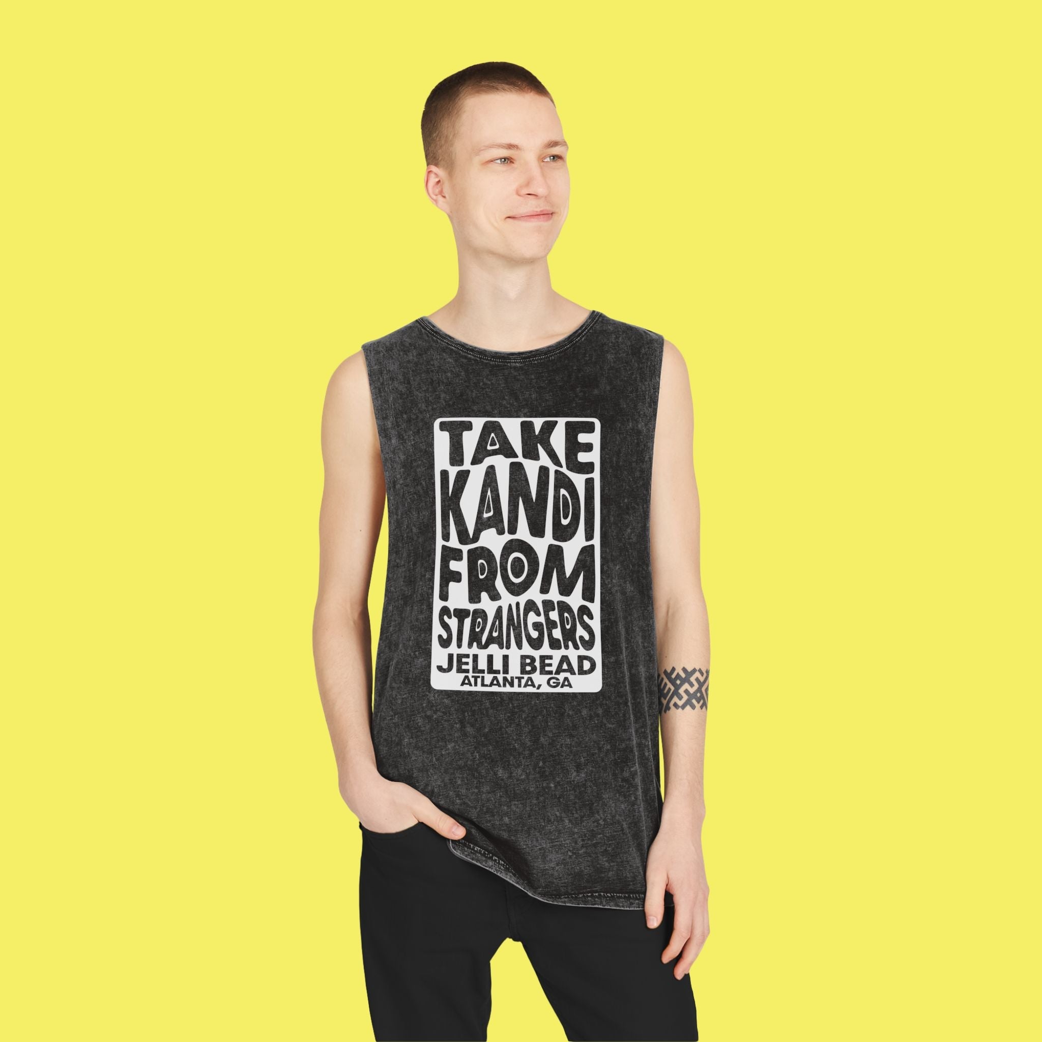 Take Kandi From Strangers Tank Top - Jelli Bead Kandi Beads