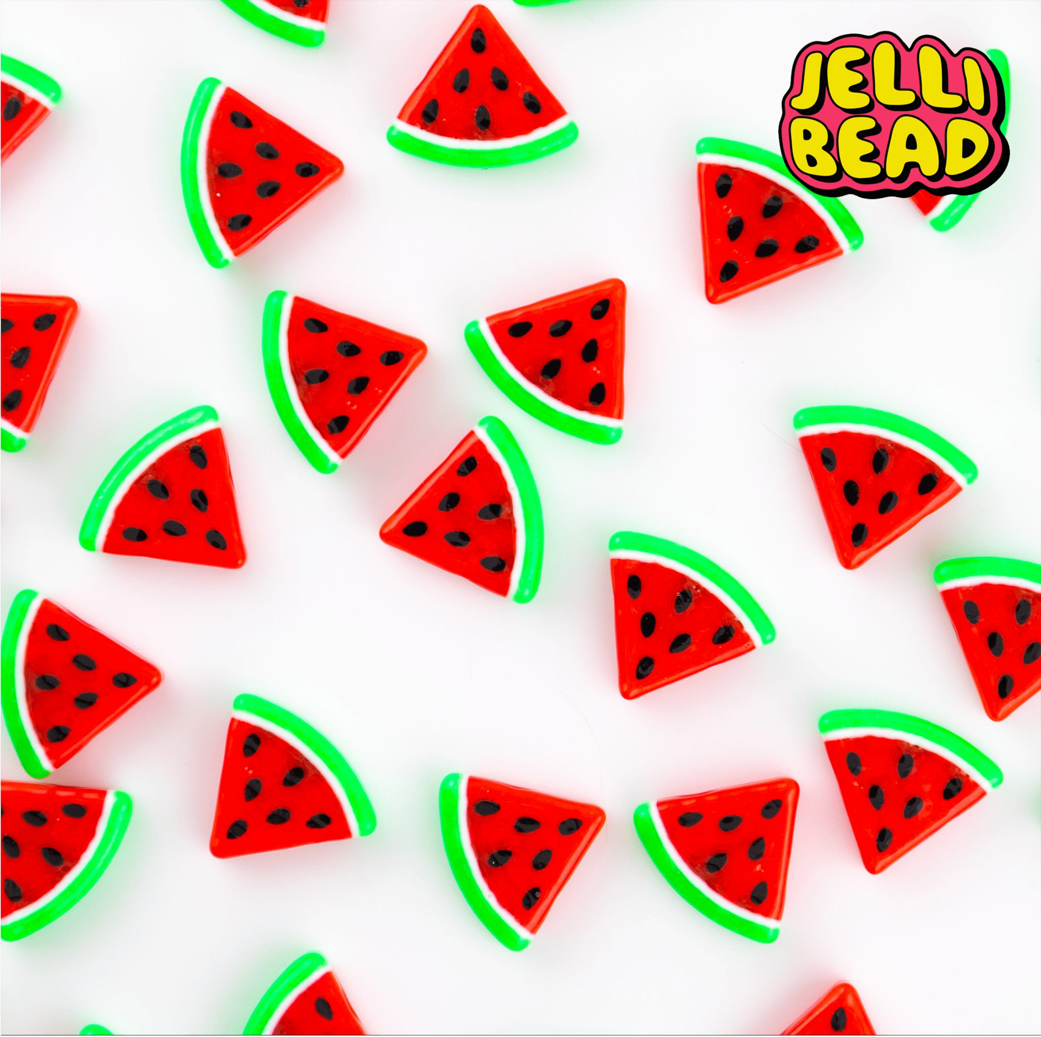 Watermelon Beads - Jelli Bead Kandi Beads